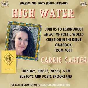 HIGH WATER | A Busboys and Poets Books Presentation