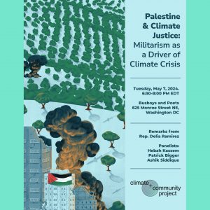 Panel discussion on climate justice and Palestine