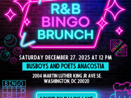 R&B Bingo Brunch at Busboys and Poets