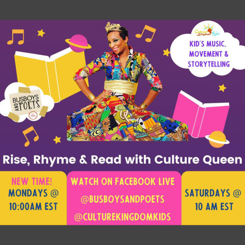 Rise, Rhyme & Read Online with Culture Queen