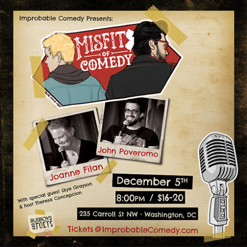 Improbable Comedy presents The Misfits of Comedy