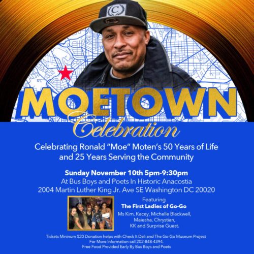 Moetown Celebration Featuring the First Ladies of GoGo