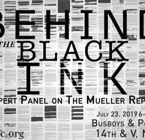 Behind the Black Ink: An Expert Panel on the Mueller Report