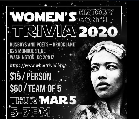 Women's History Month Trivia Fundraiser