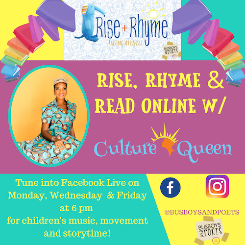 Rise, Rhyme & Read Online with Culture Queen