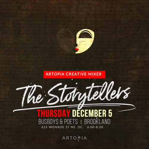 Artopia Creative Mixer: The Storytellers