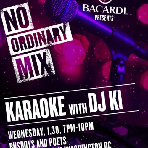 Karaoke hosted by Bacardi