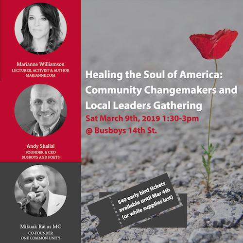 â€‹Healing the Soul of America: Community Change Makers & Local Leaders Gathering