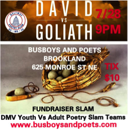 BUSBOYS AND POETS & @BeltwaySlamDC Present: the BELTWAY POETRY SLAM