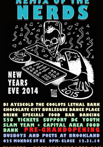 Busboys and Poets presents Remix of the Nerds NYE Celebration