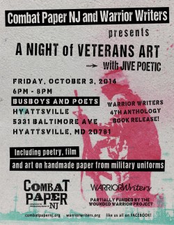 Combat Paper NJ and Warrior Writers Performance