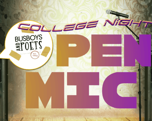 College Open Mic 10.19.18 (Poetry Slam Edition)