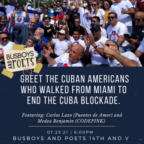 END the U.S. Blockade of CUBA: Lift the Blockade with  Carlos Lazo