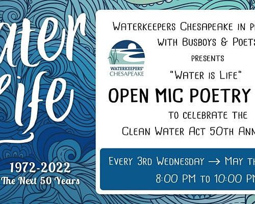Water Is Life Poetry Series hosted by Malachi Byrd