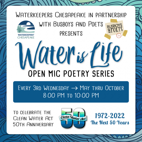 Water Is Life Poetry Series hosted by Anthony Oakes