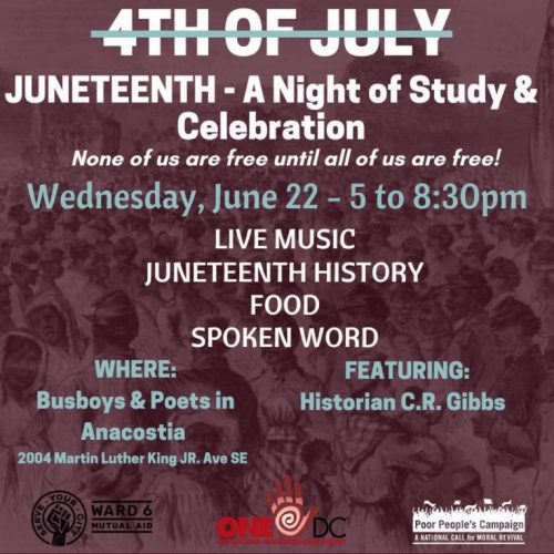 Juneteenth: A Night of Study and Celebration