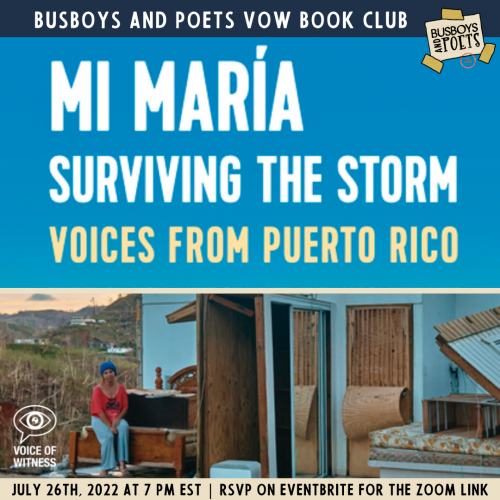 Busboys and Poets Books Presents Voice of Witness (VOW) Book Club