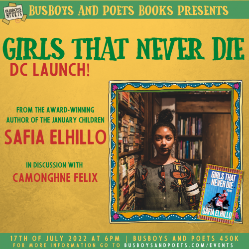 Busboys and Poets Books Presents GIRLS THAT NEVER DIE