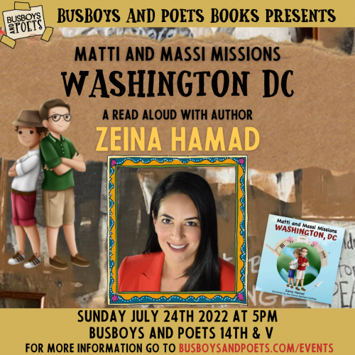 Busboys and Poets Books Presents MATTI AND MASSI MISSIONS DC