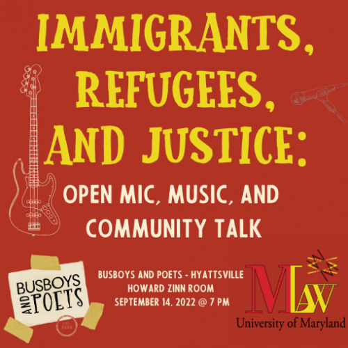 Immigrants, Refugees, and Justice: Open Mic, Music, and Community Talk