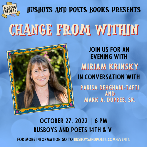 Busboys and Poets Books Presents Change from Within: Reimagining the 21st-Century Prosecutor