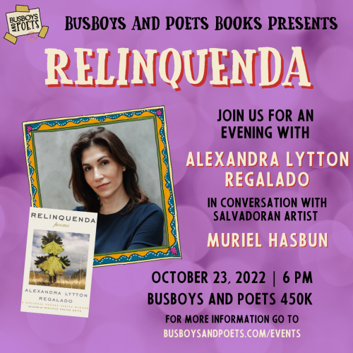 Busboys and Poets Books Presents RELINQUENDA