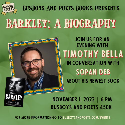 Busboys and Poets Books Presents BARKLEY