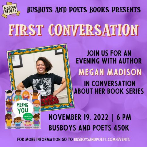 Busboys and Poets Books Presents FIRST CONVERSATION SERIES