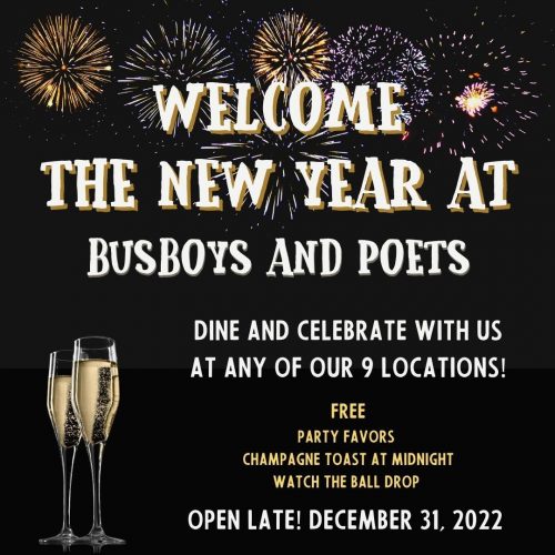 Ring in the New Year! Free Champagne Toast & Party Favors