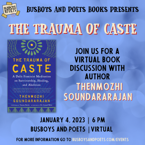 THE TRAUMA OF CASTE | A Busboys and Poets Books Presentation