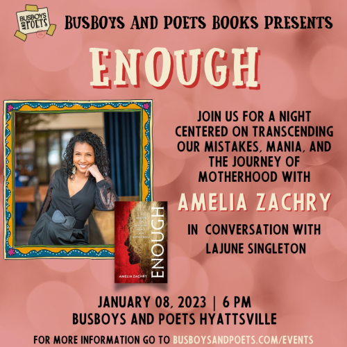 ENOUGH | A Busboys and Poets Books Presentation