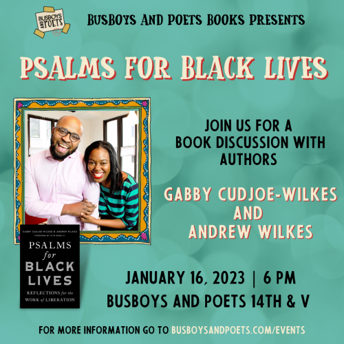 PSALMS FOR BLACK LIVES | A Busboys and Poets Books Presentation