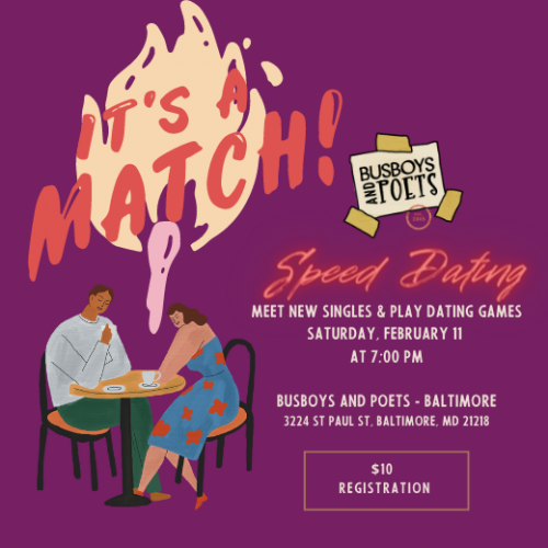 It's a Match: Valentine's Weekend Speed Dating