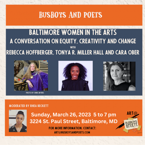 Baltimore Arts Discussion ft Tonya Miller and Cara Ober