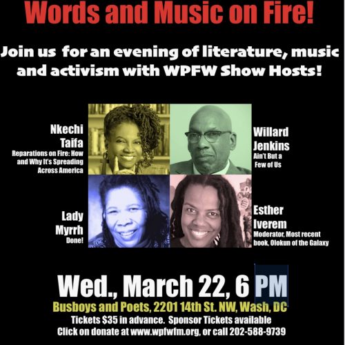 Words and Music on Fire!