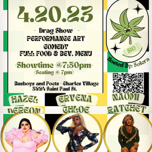 The 420 Drag: A Performance Art and Comedy Show