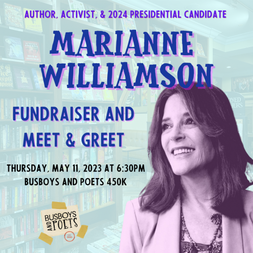 Marianne Williamson Fundraiser and Meet & Greet | Presidential Candidate