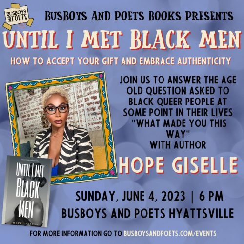 UNTIL I MET BLACK MEN | A Busboys and Poets Books Presentation