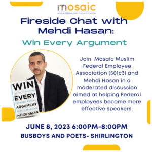 Private Event:  Fireside Chat with Mehdi Hasan - Win Every Argument