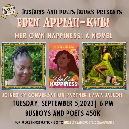 HER OWN HAPPINESS | A Busboys and Poets Books Presentation