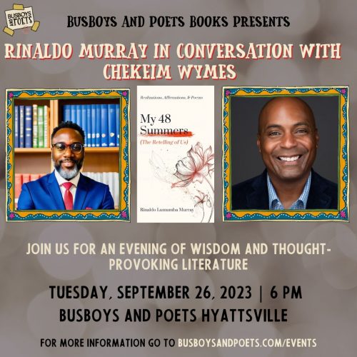 MY 48 SUMMERS | A Busboys and Poets Books Presentation