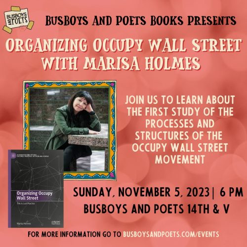 ORGANIZING OCCUPY WALL STREET | A Busboys and Poets Books Presentation