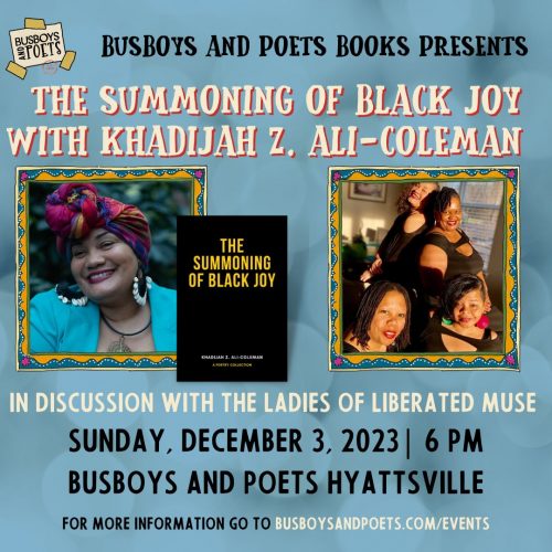 THE SUMMONING OF BLACK JOY | A Busboys and Poets Books Presentation