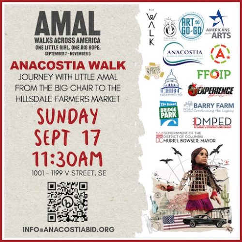 Little Amal Anacostia Walk