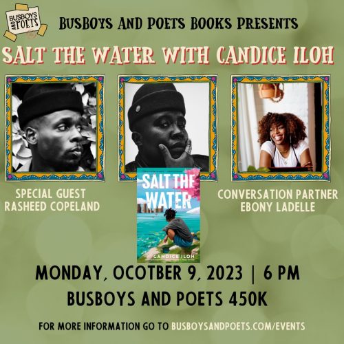 SALT THE WATER | A Busboys and Poets Books Presentation