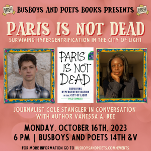 PARIS IS NOT DEAD | A Busboys and Poets Books Presentation