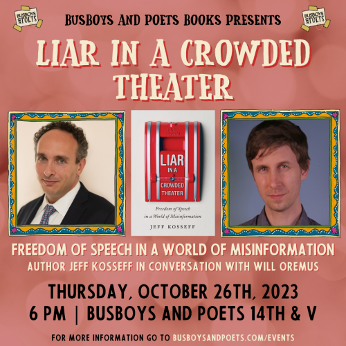 LIAR IN A CROWDED THEATRE | A Busboys and Poets Books Presentation