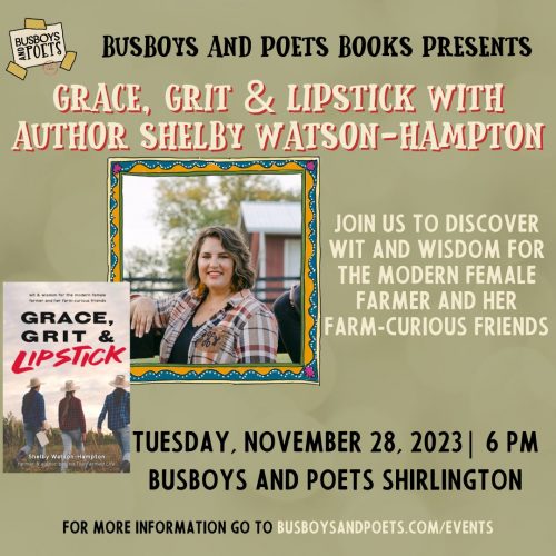 GRACE, GRIT, AND LIPSTICK | A Busboys and Poets Books Presentation