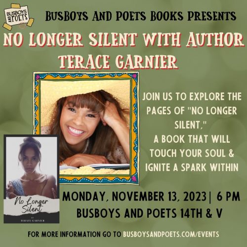 NO LONGER SILENT | A Busboys and Poets Books Presentation
