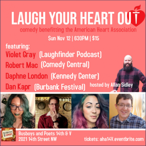 Laugh Your Heart Out! Stand-up Comedy Benefit